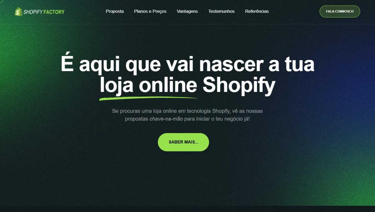 SHOPIFY FACTORY: um modelo chave-na-mão para lançar uma loja online em Shopify