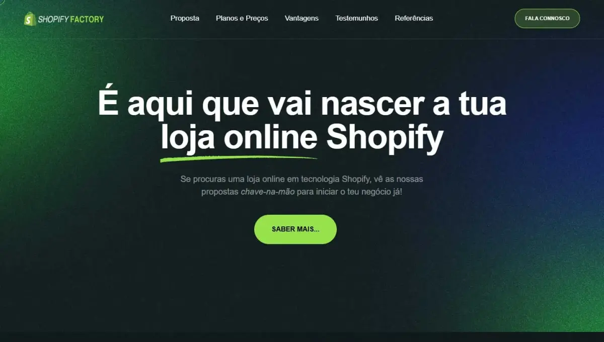 SHOPIFY FACTORY: um modelo chave-na-mão para lançar uma loja online em Shopify